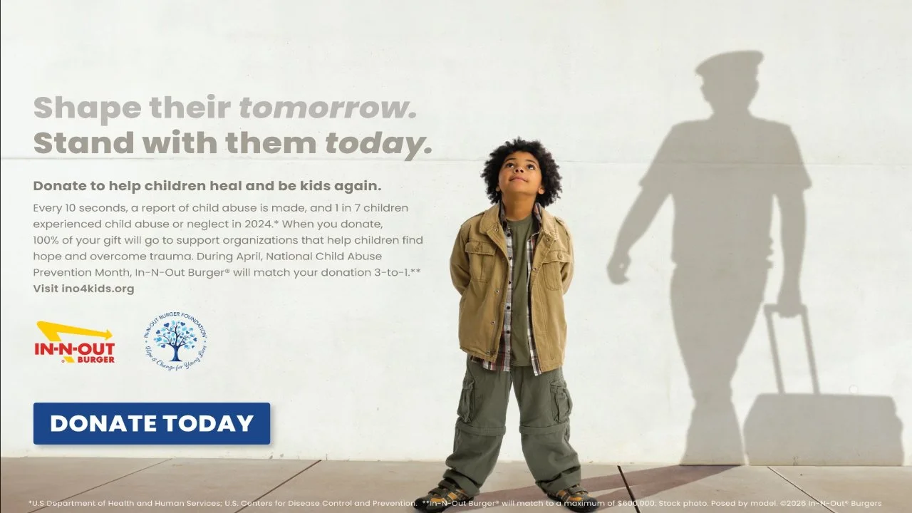 In-N-Out Burger restaurant website homepage